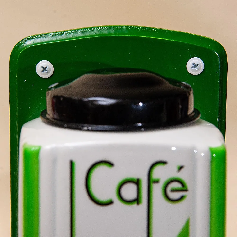 Старинная Настенная Ручная Механическая Кофемолка «PeDe» в стиле АРТ-Деко, Голландия.