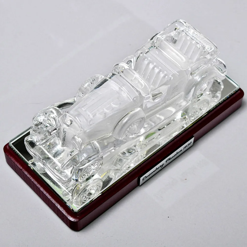 Коллекционная Хрустальная Модель «Автомобиль - Duesenberg Model J Dual Cowl Phaeton 1930» Spiegelau Crystal Германия. 