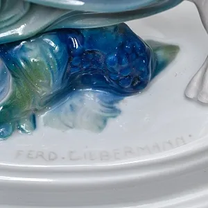 Антикварная Фарфоровая статуэтка Арт Деко «Невеста ветра», Rosenthal Германия, 1912 - 1914 годы. 