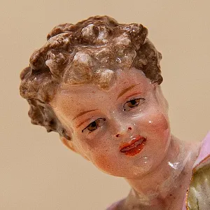 Антикварная Фарфоровая Статуэтка «Хулиганы», C.G.SCHIERHOLZ & SON Германия -1865 -1907 годы.