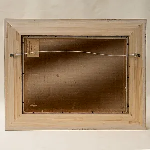 Картина «Пейзаж - На Дворе». Maх De Teige, Бельгия, вторая половина ХХ века.