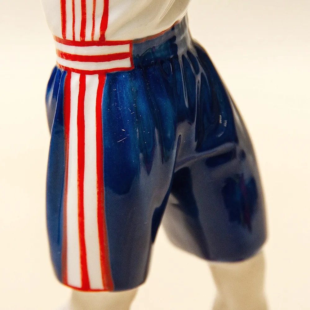 Авторская Коллекционная Фарфоровая Статуэтка «Боксёр», Россия.