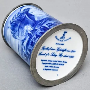 Коллекционная Пивная Кружка «Спуск Корабля на воду», фарфор, Berlin Design Германия -1980 год.