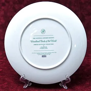 Коллекционная Тарелка - Блюдо «Зяблик» Фарфор, Franklin Porcelain США -1980 год.