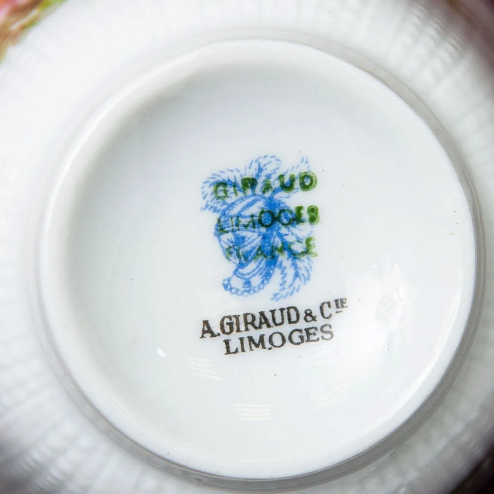 Чайно-кофейный Фарфоровый набор «Тет-а-Тет» из серии «Шиповник», Limoges Франция -1979 год.