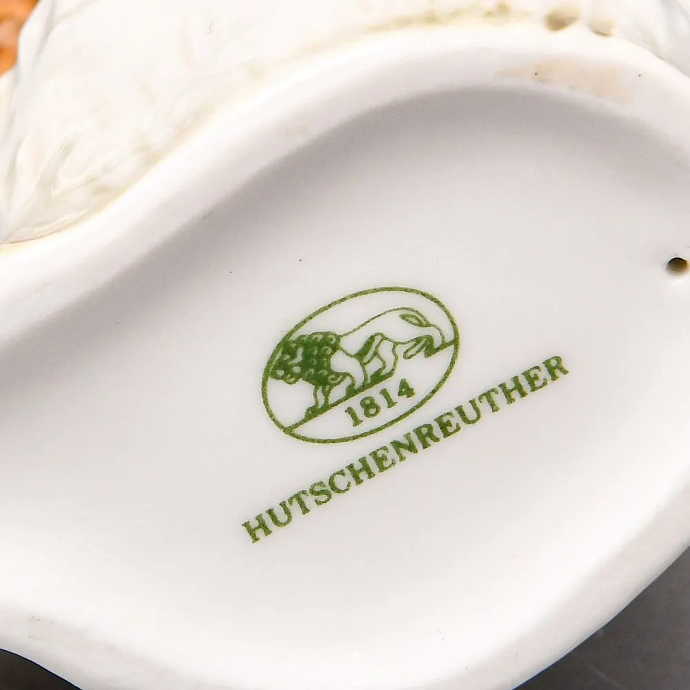 Коллекционная Фарфоровая статуэтка «Обезьяна на пеньке», Hutschenreuther Германия.