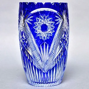 Хрустальная Ваза для цветоа JOSKA BODENMAIS Германия конец 60-х гг.