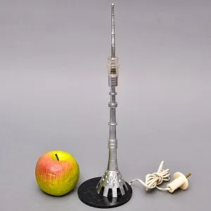 Электрический Настольный Сувенир - Ночник «Останкинская телебашня» СССР - 1980 год.