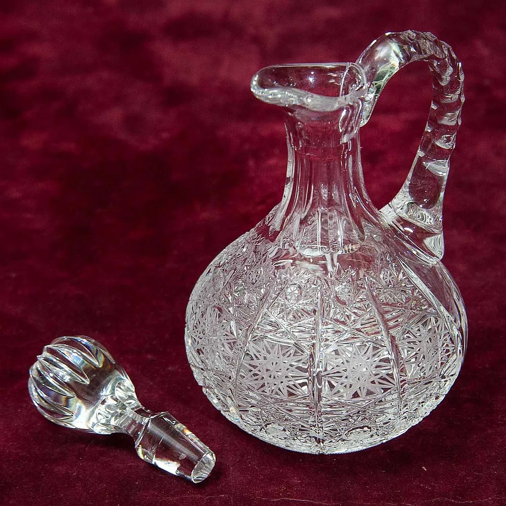 Винтажный Хрустальный Графинчик - Соусник BEYER Германия 60-е годы ХХ века.