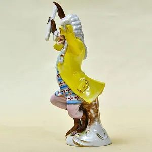 Редкая! Коллекционая Фарфоровая Статуэтка «Обезьяна - Дирижер» Scheibe-Alsbach Германия 50 гг.