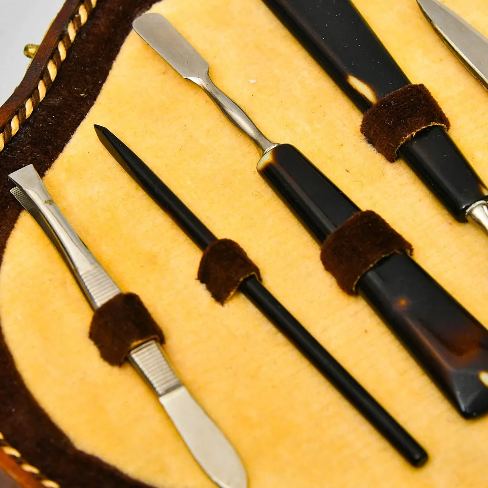 Редкость! Винтажный Маникюрный Набор, Англия - начало ХХ века.