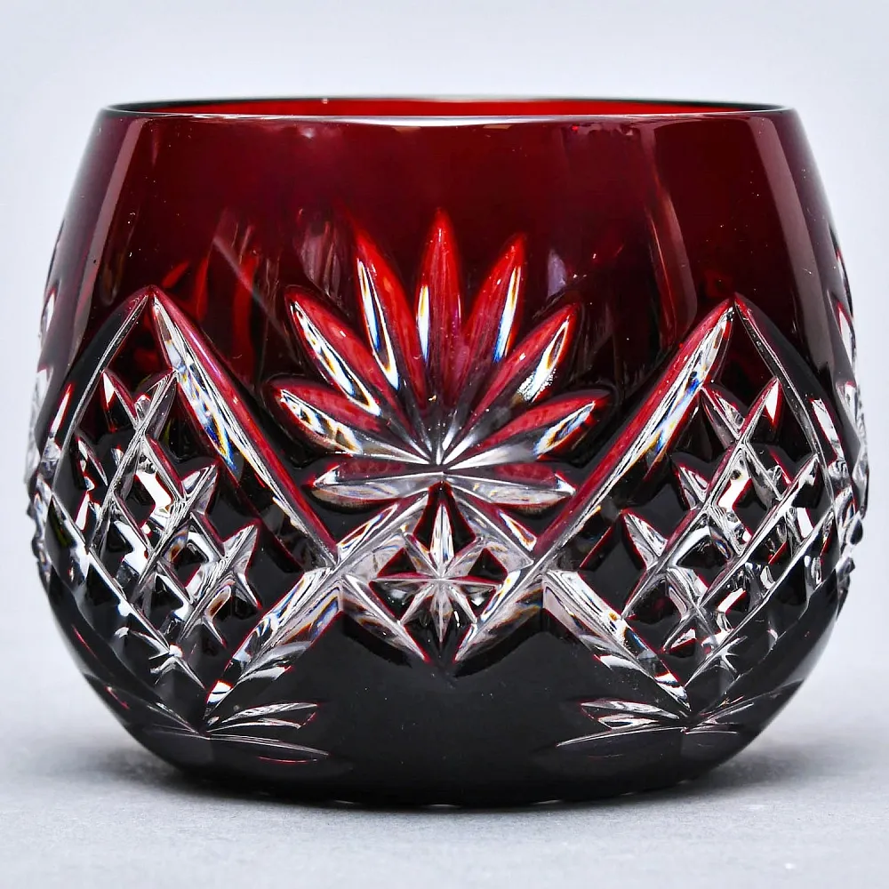 Редкость! «Рубиновый Хрусталь» Набор Крюшонница с Чашками, DOROTHEENHUTTE Германия.