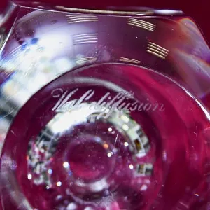 Редкость! Хрустальный Парфюмерный Флакон для духов «KATIA», VAL SAINT LAMBERT, Бельгия.