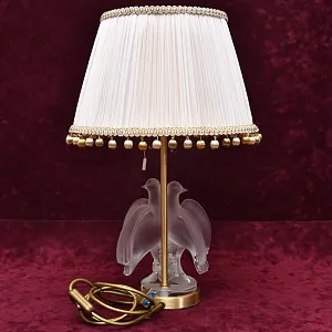 Электрическая Настольная Лампа - Светильник «ARIANE»,  Хрусталь Laligue Франция.