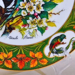 Редкость! Коллекционная Тарелка «Дятел» Фарфор, Hause Schirnding, Германия - 1994 год.