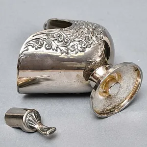 Винтажная Металлическая Сахарница с Совочком Silverplated, Италия.