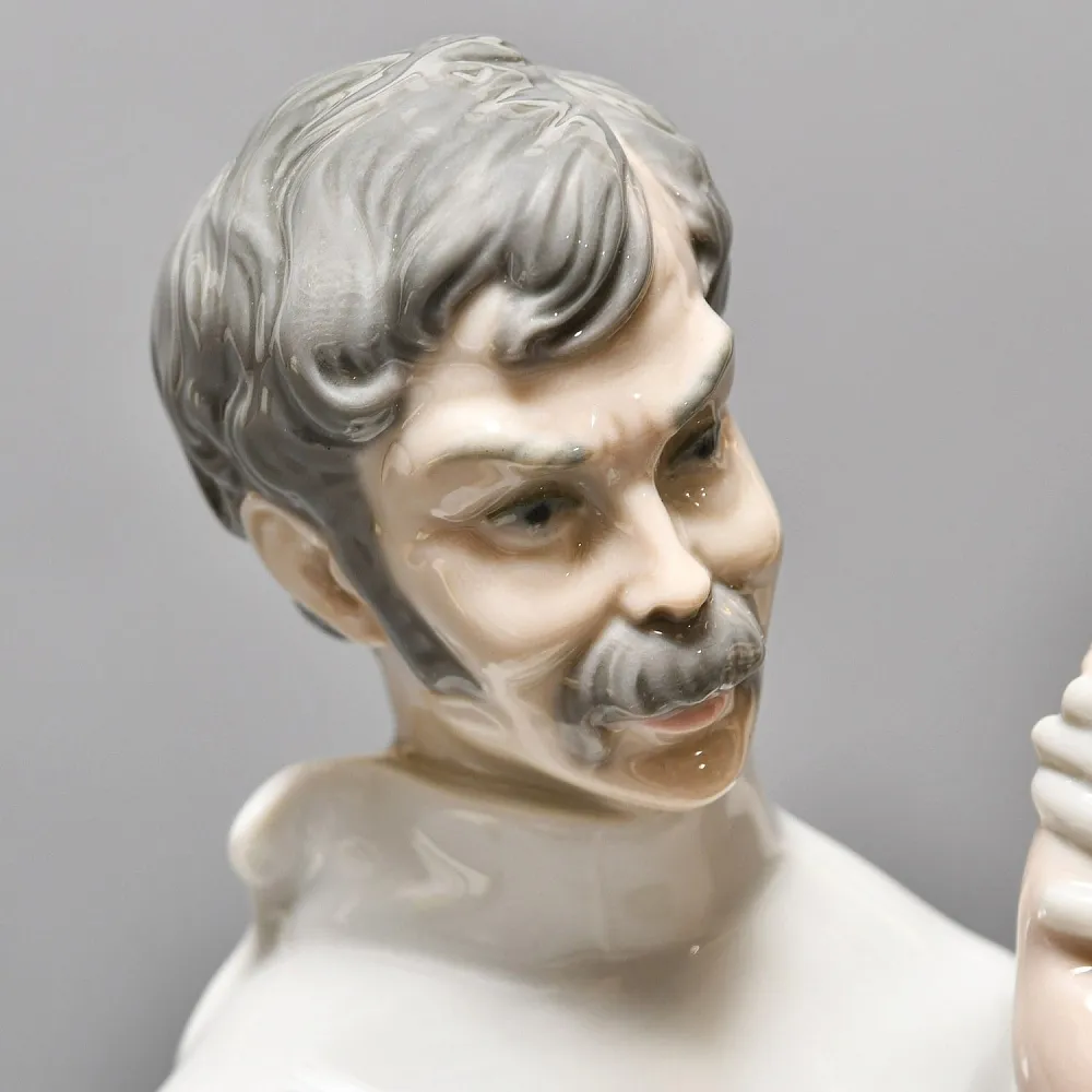 Редкая! Большая Коллекционная Фарфоровая Статуэтка «Врач Акушер» Lladro, Испания -1971 год.