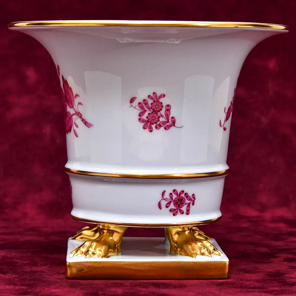 Фарфоровая Вазочка - Орешница «APPONYI PURPUR», HEREND Венгрия.