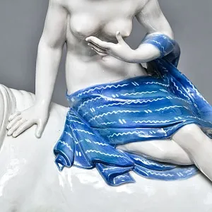 Редкость! Очень Большая Фарфоровая статуэтка «ПОХИЩЕНИЕ ЕВРОПЫ», Karl Ens Германия, начало ХХ века. 