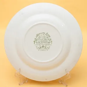 Чайная пара+Тарелка (Тройка) «Memory Lane (Green)» Фарфор BRITISH ANCHOR, Англия - 60 гг.