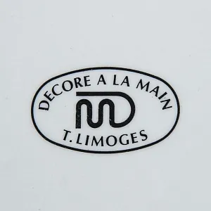 Квадратная Фарфоровая Шкатулка «Цветочная Нежность Лимож Limoges Франция.