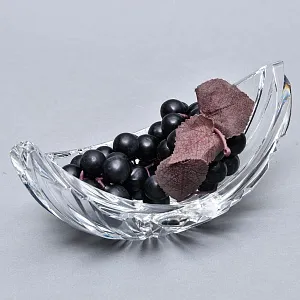 Винтажная Ваза - Конфетница - Мелочевница «Лодочка» Хрусталь VAL SAINT LAMBERT Бельгия.