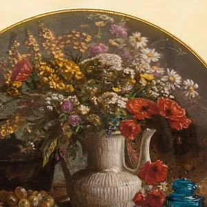 Коллекционная Номерная Тарелка «Натюрморт» Фарфор, Royal MOSA, Голландия - 1988 год.