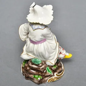 Редкая Фарфоровая статуэтка «Китайский продавец фруктов», Nymphenburg Германия, 50-е гг.