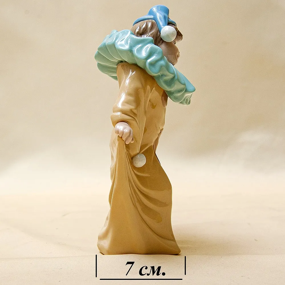 Коллекционная Фарфоровая статуэтка «Клоун - Мечты о цирке»  NAO by Lladro, Daisa, Испания -1988 год.