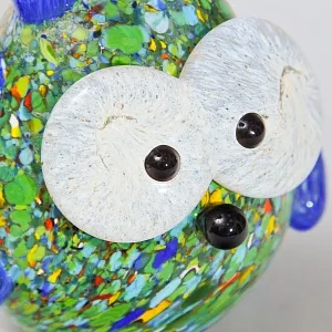 Авторская Коллекционная Стеклянная Статуэтка «Заяц», Цветное стекло, Россия.