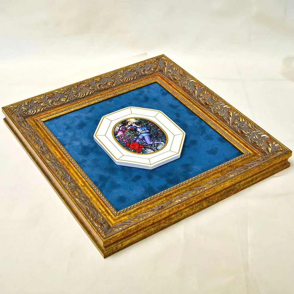 Картина - Панно - Фарфоровая Плакетка «Ромео и Джульета», Villeroy&Boch. Германия - 1980 год.