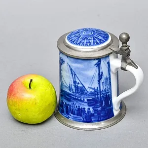 Коллекционная Пивная Кружка «Спуск Корабля на воду», фарфор, Berlin Design Германия -1980 год.