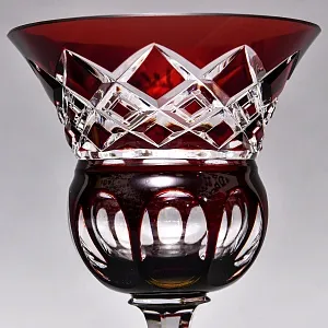 «Рубиновый Хрусталь» - Бокал для Вина «Barthmann» DOROTHEENHUTTE Германия -50 гг.