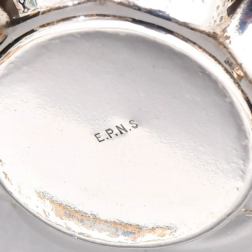 Винтажный Набор из 3х предметов - Сахарница и молочник на подносе, Англия - середина ХХ века.