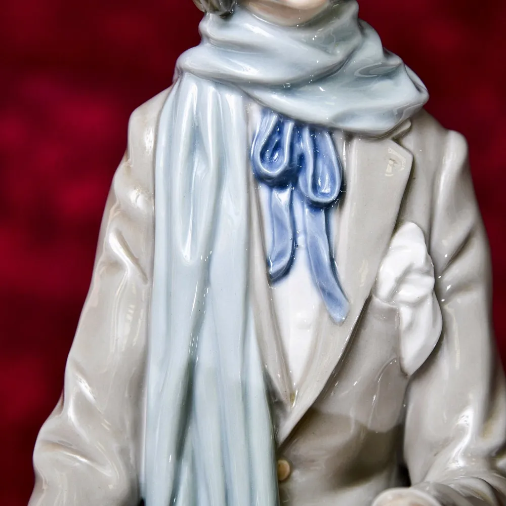 Редкость!!! Коллекционная Фарфоровая Статуэтка «Бродячий музыкант. Скрипач», Lladro Испания - 1974 год.