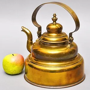 Винтажный Латунный Чайник на 3 литра. Германия середина ХХ века.