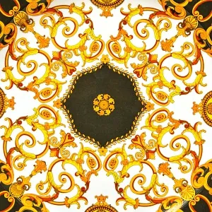 «БАРОККО» - Коллекционная Фарфоровая Тарелка - Блюдо, VERSACE, Rosenthal Германия - 1990 год.