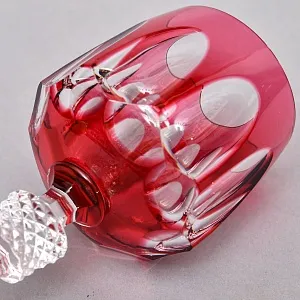 Хрустальный Бокал для вина розового цвета серия «ANTIKA», NACHTMANN Германия, 70 -е годы. 