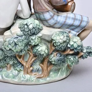 Редкость! Коллекционная Фарфоровая статуэтка «Маркитантка и Барабанщик», Lladro Испания.