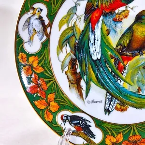 Редкость! Коллекционная Тарелка «Райская птица» Фарфор, Hause Schirnding, Германия - 1994 год.