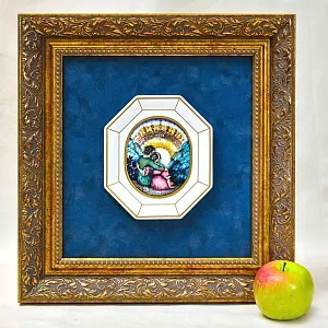 Картина - Панно - Фарфоровая Плакетка «Пер Гюнт и Солвейг», Villeroy & Boch. Германия - 1980 год.