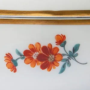 Коллекционная Фарфоровая Шкатулка - Бонбоньерка «BLUMEN», MEISSEN / МЕЙСЕН, Германия.