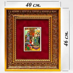 Картина - Панно - Фарфоровая Плакетка «Царевна Елена - Свадьба», Villeroy&Boch. Германия - 1982 год.