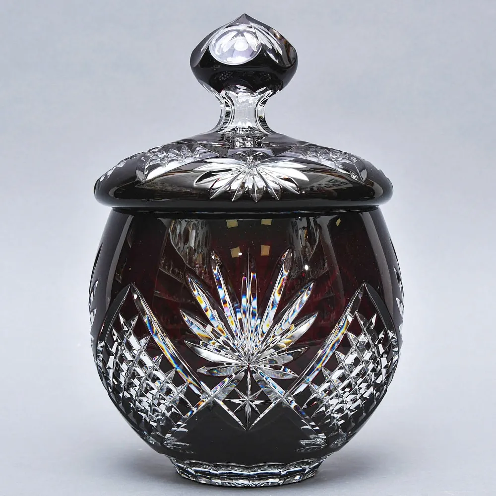 Редкость! «Рубиновый Хрусталь» Набор Крюшонница с Чашками, DOROTHEENHUTTE Германия.