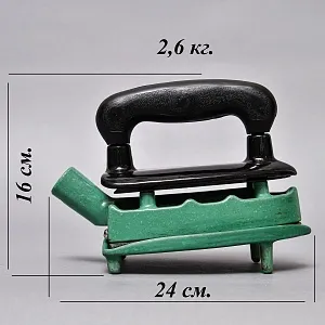 Редкость! Винтажный Газовый Утюг №375 на подставке RHYTHM Англия 50-е годы ХХ века.