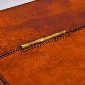 Редкость! Эксклюзивный Кабинетный Настольный Набор Четыре Предмета «БЮРО», Кожа Flamant, Бельгия.