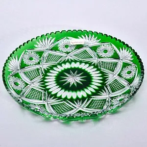 Хрустальное Блюдо - Фруктовница NACHTMANN Германия D-29 см., вторая половина ХХ века.