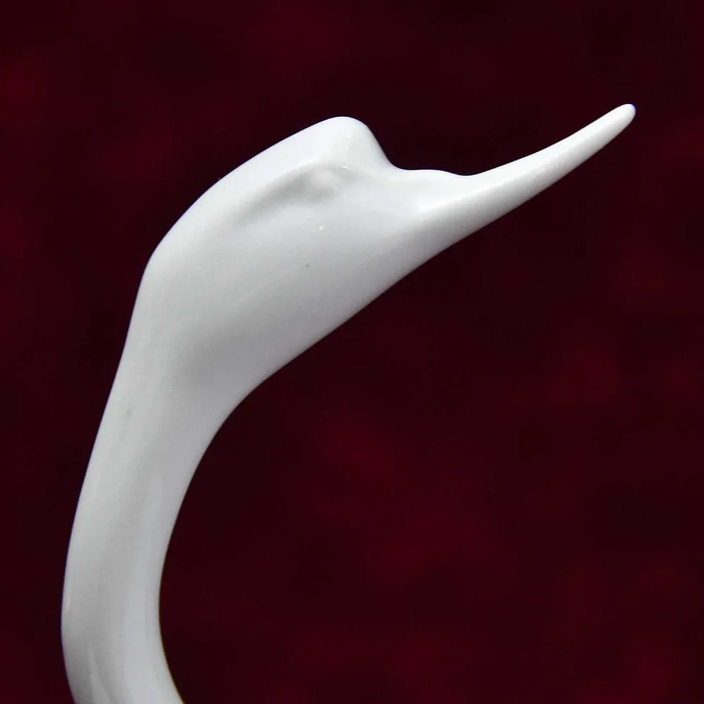 Коллекционная Фарфоровая статуэтка «Белый Лебедь», HEREND, Венгрия, 80-е годы ХХ века.