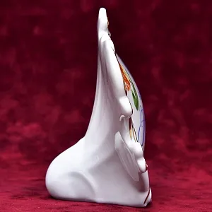 Фарфоровая Настольная плакетка «Букет Тюльпанов», HEREND Венгрия, вторая половина ХХ века.