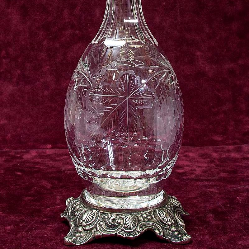 Редкость!!! Хрустальный Графин - Штоф «Виноград», Spiegelau Crystal Германия, 60 -е годы ХХ века.